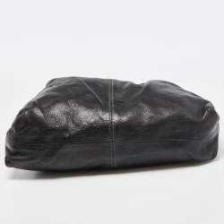 Pre Owned Furla Black Leather Elisabeth Hobo