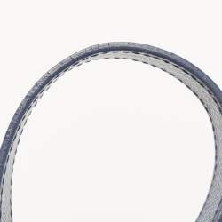 Pre Owned Furla Navy Blue Leather Large Metropolis Tote