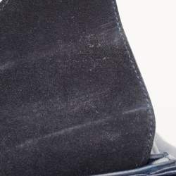 Pre Owned Furla Navy Blue Leather Large Metropolis Tote