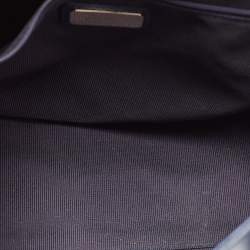 Pre Owned Furla Navy Blue Leather Large Metropolis Tote