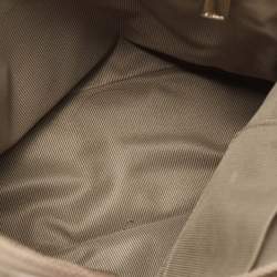 Furla Grey Leather Piper Backpack 