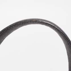 Pre Owned Furla Black Leather Double Zip Tote