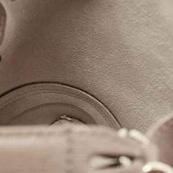 Furla Beige Leather Mini Stacy Drawstring Bucket Bag