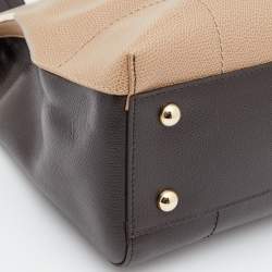 Furla Tri Color Leather Piper Cartella Top Handle Bag