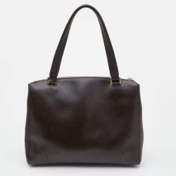 Furla Tri Color Leather Piper Cartella Top Handle Bag