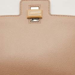 Furla Tri Color Leather Piper Cartella Top Handle Bag