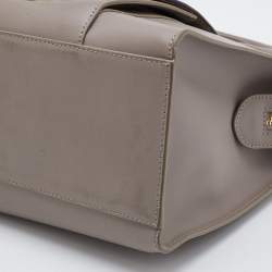 Furla Taupe/Black Leather Metropolis Magia Tote