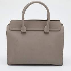 Furla Taupe/Black Leather Metropolis Magia Tote