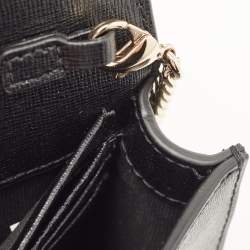 Furla Black Leather Bella Crossbody Bag 