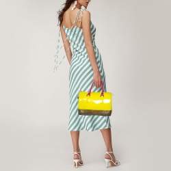 Pre Owned Furla Multicolor Rubber Candy Satchel