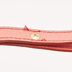 Pre Owned Furla Coral Orange Leather Alissa Satchel