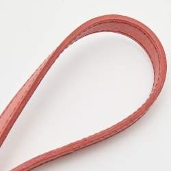 Pre Owned Furla Coral Orange Leather Alissa Satchel