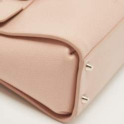 Pre Owned Furla Pink Leather Small Metropolis Tote