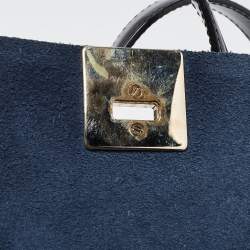 Pre Owned Furla Multicolor Leather Divina Dome Satchel