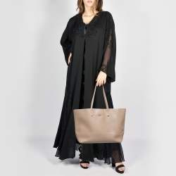 Furla Beige Leather Melissa Shopping Tote