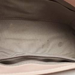 Pre Owned Furla Light Pink Leather Small Metropolis Tote