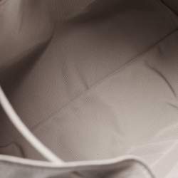 Pre Owned Furla Grey Leather Atena Drawstring Bucket Bag