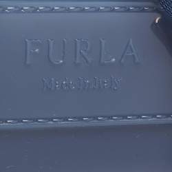 Pre Owned Furla Blue Rubber Candy Backpack
