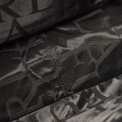 Pre Owned Furla Black Leather Pushlock Flap Tote