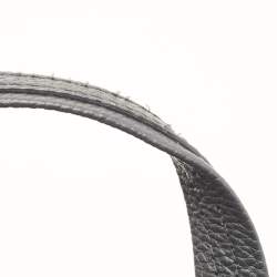 Pre Owned Furla Black Leather Pushlock Flap Tote