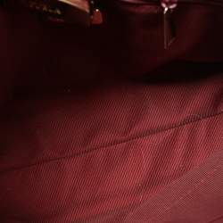 Pre Owned Furla Red Leather Metropolis Tote