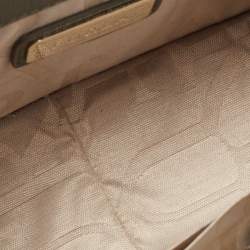 Pre Owned Furla Green Leather Mini Metropolis Crossbody Bag