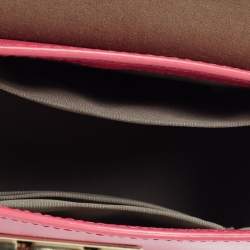 Furla Fuchsia Leather Mini Metropolis Crossbody Bag