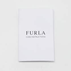 Pre Owned Furla Black Leather Linda Tote