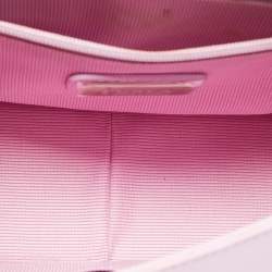 Pre Owned Furla Pink Leather Metropolis Crossbody Bag