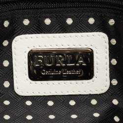 Furla White Leather Hobo 