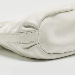 Furla White Leather Hobo 