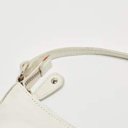 Furla White Leather Hobo 