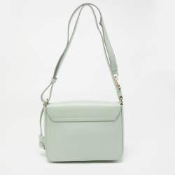 Pre Owned Furla Mint Green Leather Metropolis Shoulder Bag