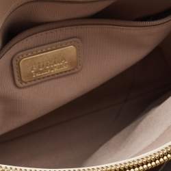 Pre Owned Furla Pink Leather Pin Cometa Tote