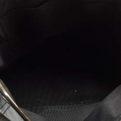 Pre Owned Furla Black Leather Front Pocket Dome Satchel