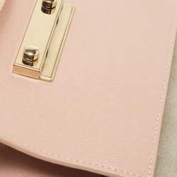 Furla Old Rose Leather Mini Metropolis Crossbody Bag