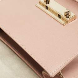 Furla Old Rose Leather Mini Metropolis Crossbody Bag