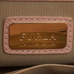 Furla Old Rose Leather Mini Metropolis Crossbody Bag