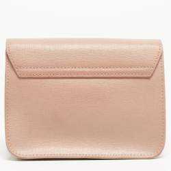 Furla Old Rose Leather Mini Metropolis Crossbody Bag
