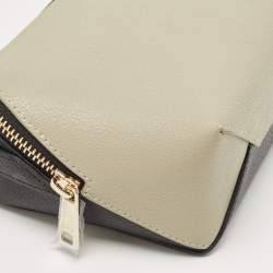 Furla Grey/Black Leather Amica Camera Crossbody Bag