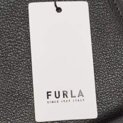 Furla Grey/Black Leather Amica Camera Crossbody Bag