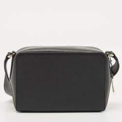 Furla Grey/Black Leather Amica Camera Crossbody Bag