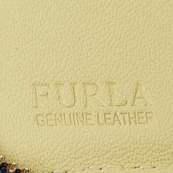 Furla Tri Color Leather Zip Around Wallet