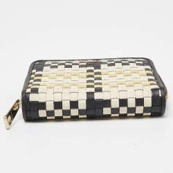 Furla Tri Color Leather Zip Around Wallet