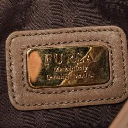 Furla Tri Color Leather Flap Crossbody Bag