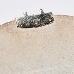 Pre Owned Furla Old Rose Leather Mini Metropolis Crossbody Bag