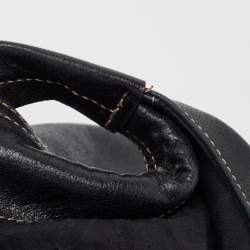 Furla Black Leather Elisabeth Hobo 