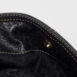 Furla Black Leather Elisabeth Hobo 