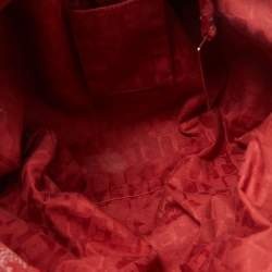 Pre Owned Furla Red Leather Hobo
