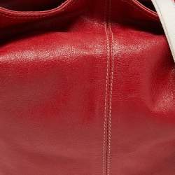 Pre Owned Furla Red Leather Hobo